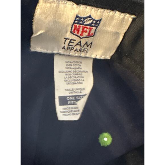 NFL team apparel Seattle Seahawks baseball hat adjustable OSFA Navy/green - Picture 5 of 5